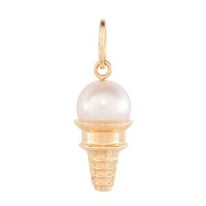 *ISO* CATBIRD ICE CREAM PEARL GOLD CHARM (IN SEARCH OF - LISTING NOT FOR SALE)
